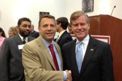 Joe Hadeed with Gov. Robert McDonnell