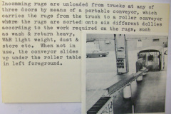 Unloading rugs at Historic Mercer Rug Cleaning, Virginia